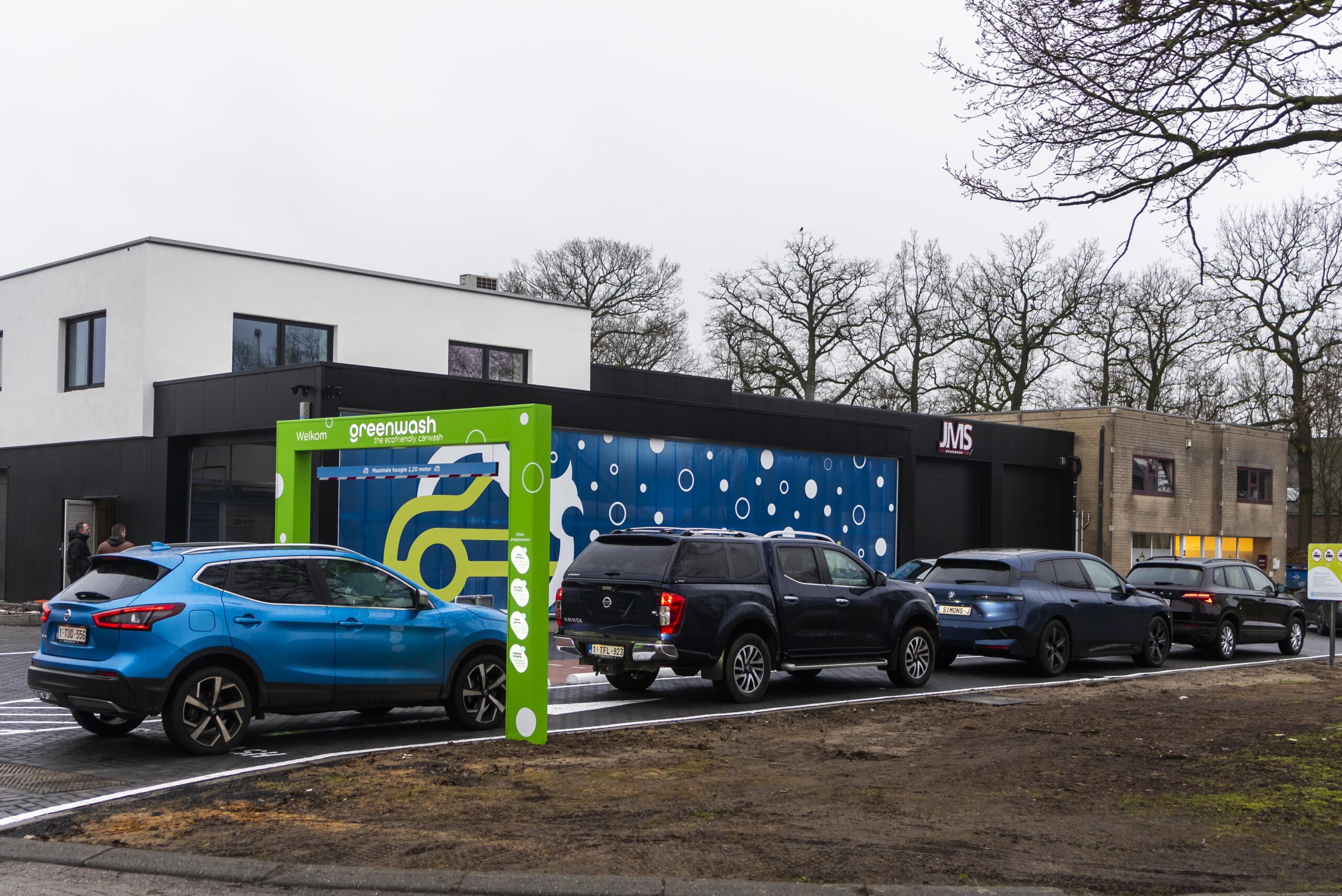 Buitenkant gebouw Greenwash - mileuvriendelijke carwash