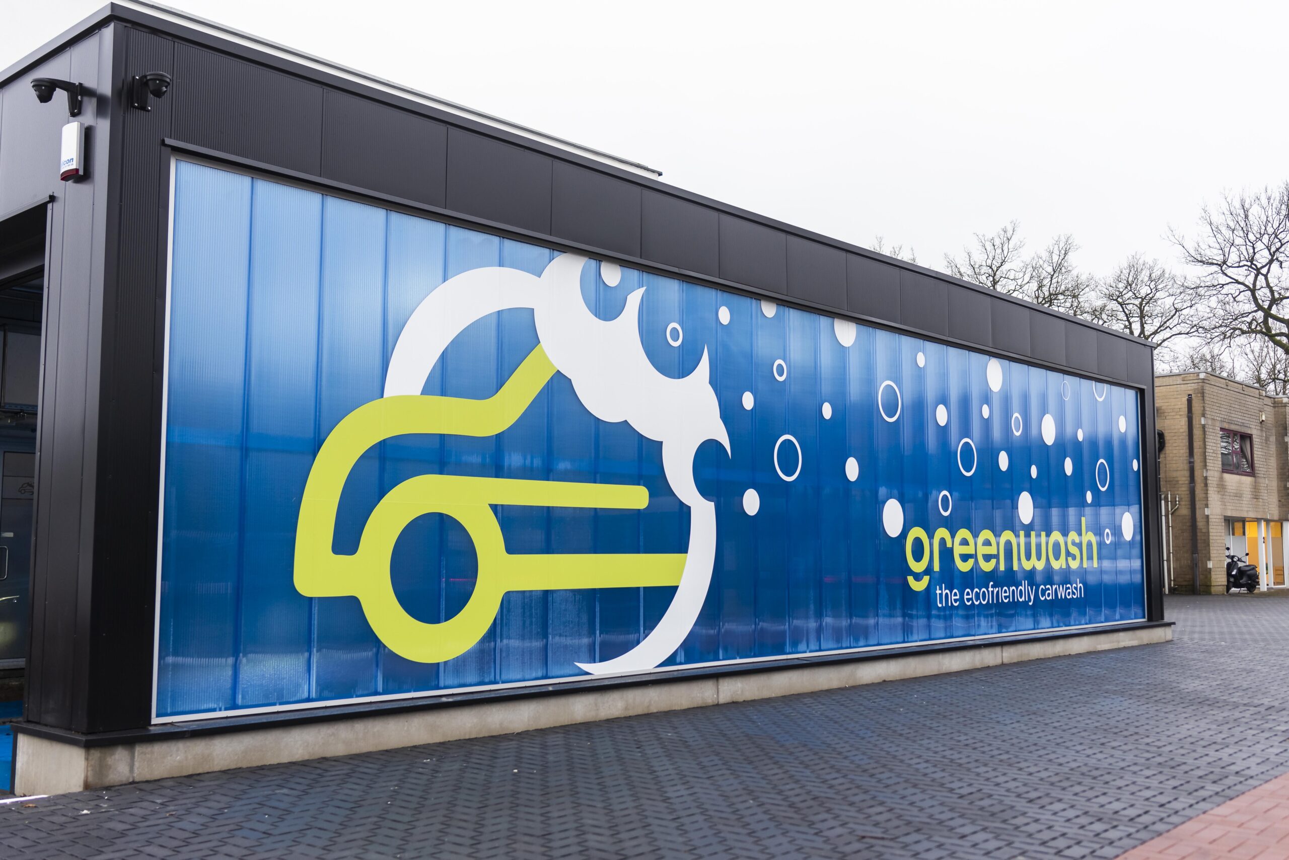 Buitenkant gebouw Greenwash - mileuvriendelijke carwash